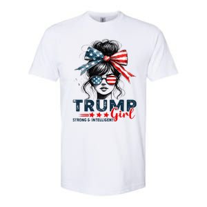 Strong Intelligent Women For Trump Girl Maga Softstyle CVC T-Shirt