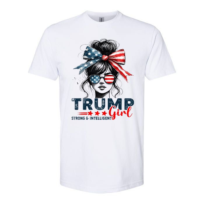 Strong Intelligent Women For Trump Girl Maga Softstyle CVC T-Shirt