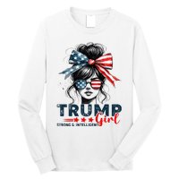 Strong Intelligent Women For Trump Girl Maga Long Sleeve Shirt