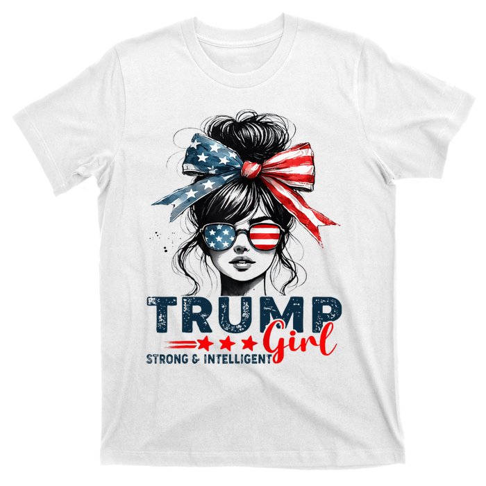 Strong Intelligent Women For Trump Girl Maga T-Shirt