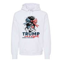 Strong Intelligent Women For Trump Girl Maga Premium Hoodie