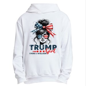 Strong Intelligent Women For Trump Girl Maga Urban Pullover Hoodie