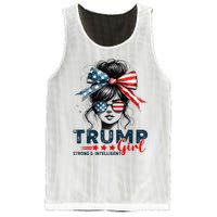 Strong Intelligent Women For Trump Girl Maga Mesh Reversible Basketball Jersey Tank