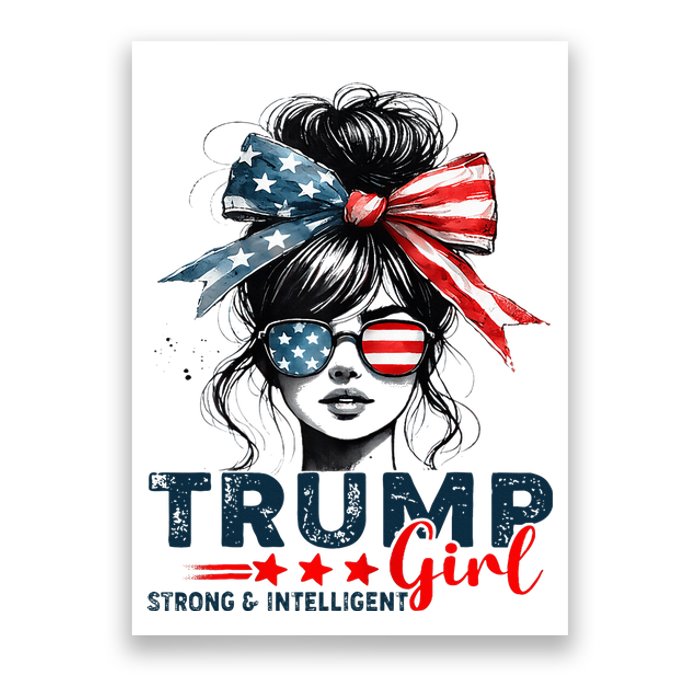 Strong Intelligent Women For Trump Girl Maga Poster