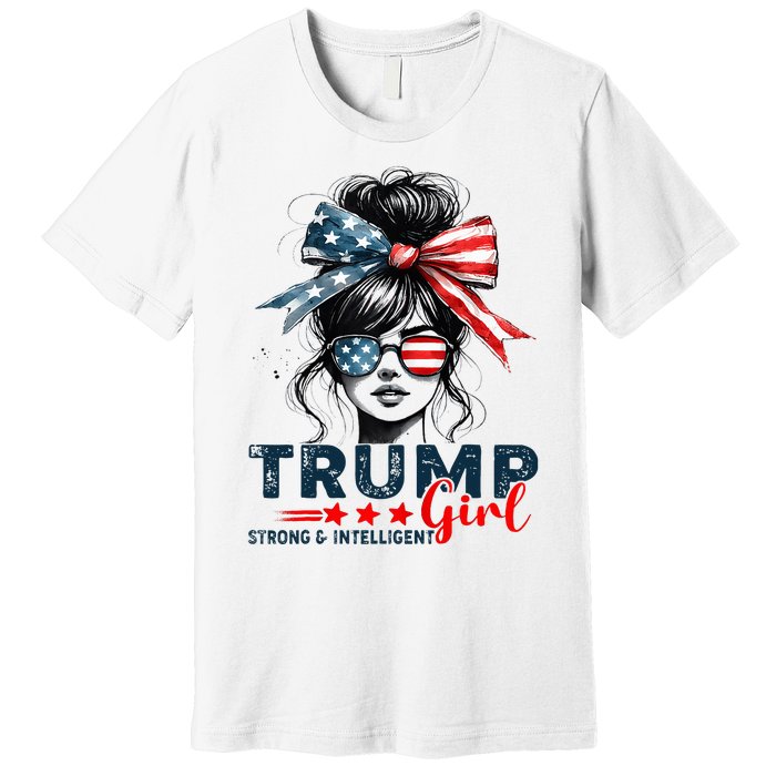 Strong Intelligent Women For Trump Girl Maga Premium T-Shirt