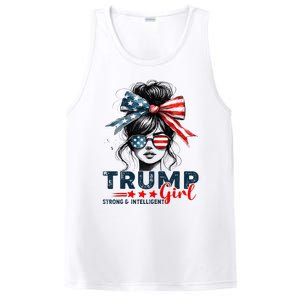 Strong Intelligent Women For Trump Girl Maga PosiCharge Competitor Tank