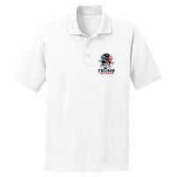 Strong Intelligent Women For Trump Girl Maga PosiCharge RacerMesh Polo