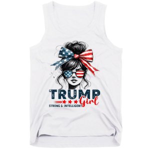 Strong Intelligent Women For Trump Girl Maga Tank Top