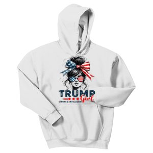 Strong Intelligent Women For Trump Girl Maga Kids Hoodie