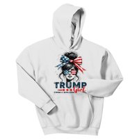 Strong Intelligent Women For Trump Girl Maga Kids Hoodie