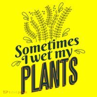 Sometimes I Wet My Plants Funny USA-Made Doggie Bandana