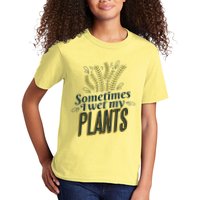 Sometimes I Wet My Plants Funny Kids T-Shirt