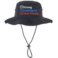 Strong Intelligent Women For Trump Girl Maga Checklist Legacy Cool Fit Booney Bucket Hat