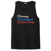 Strong Intelligent Women For Trump Girl Maga Checklist PosiCharge Competitor Tank