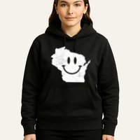 Smiling In Wi Funny Wisconsin Happy Face Hoodie