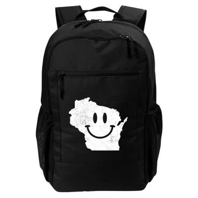 Smiling In Wi Funny Wisconsin Happy Face Backpack