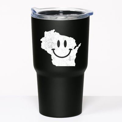 Smiling In Wi Funny Wisconsin Happy Face Tumbler