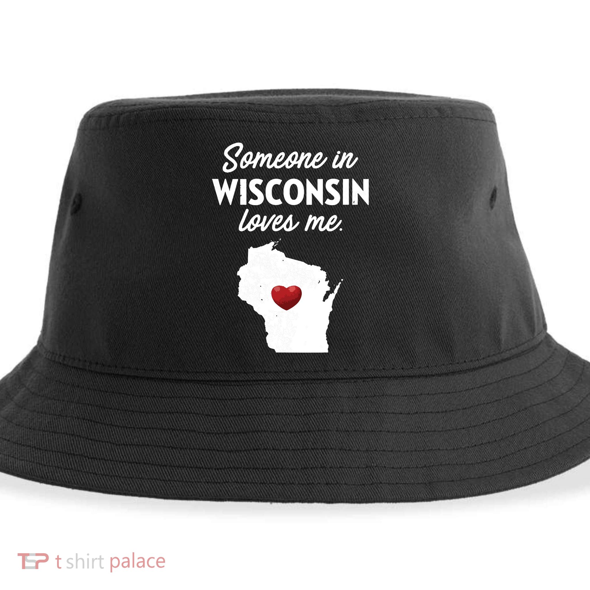 Someone In Wisconsin Loves Me Wisconsin Wi Sustainable Bucket Hat