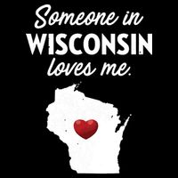 Someone In Wisconsin Loves Me Wisconsin Wi 16 in Basic Backpack