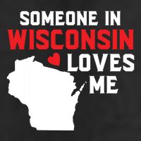 Someone In Wisconsin Loves Me Adult Drive Performance Visor