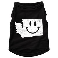 Smiling In Wa Funny Washington Happy Face Doggie Tank