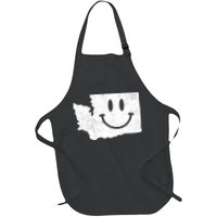 Smiling In Wa Funny Washington Happy Face Apron