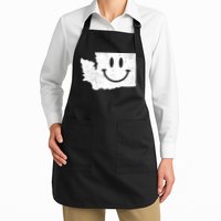Smiling In Wa Funny Washington Happy Face Apron
