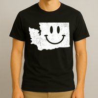 Smiling In Wa Funny Washington Happy Face T-Shirt