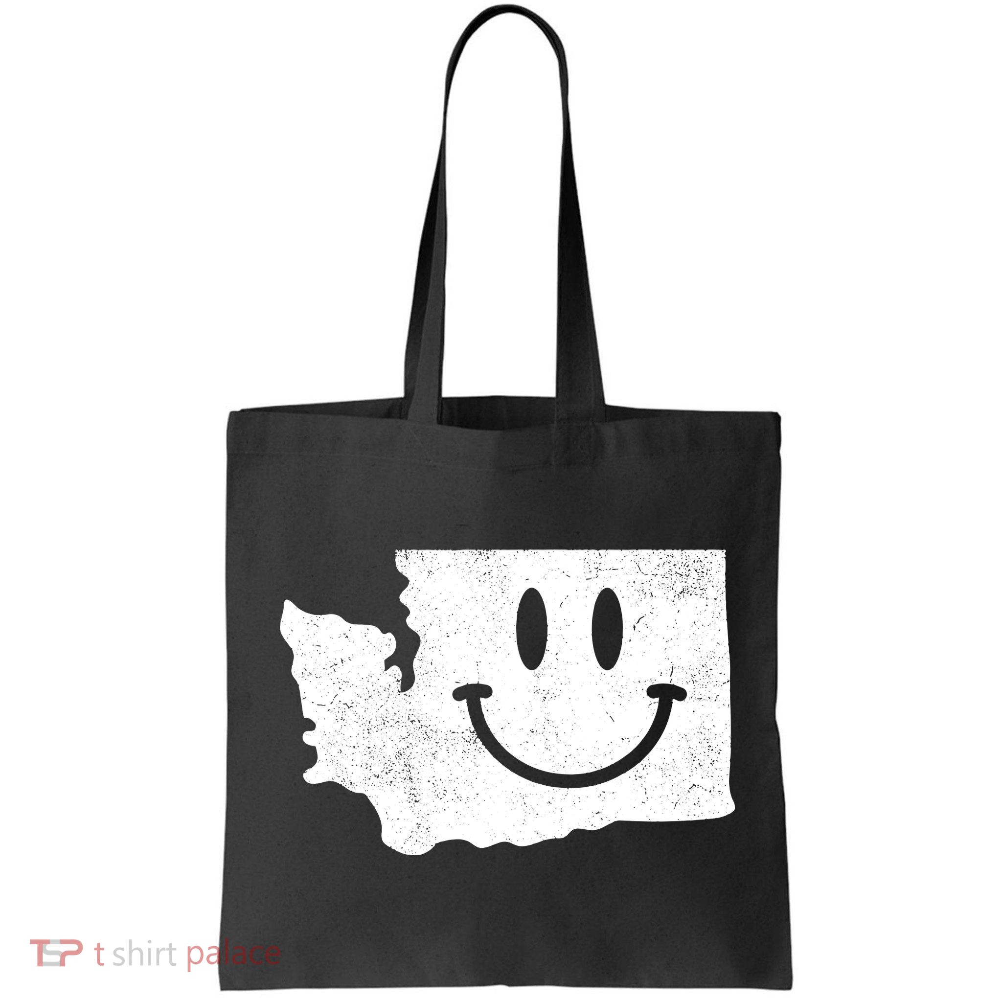 Smiling In Wa Funny Washington Happy Face Bag