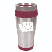 Smiling In Wa Funny Washington Happy Face 16oz Travel Tumbler