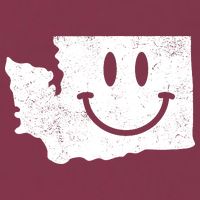 Smiling In Wa Funny Washington Happy Face 16oz Travel Tumbler