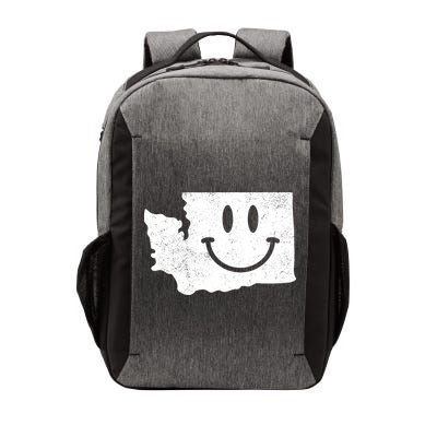 Smiling In Wa Funny Washington Happy Face Vector Backpack