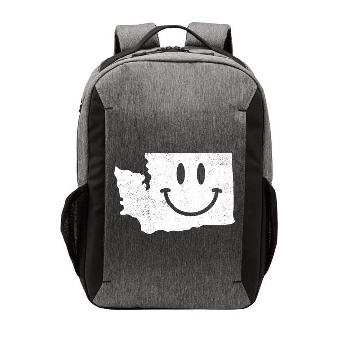 Smiling In Wa Funny Washington Happy Face Vector Backpack