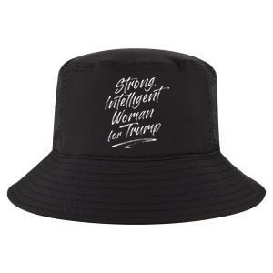 Strong Intelligent Woman Trump 2024 For Women Cool Comfort Performance Bucket Hat