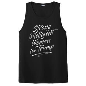 Strong Intelligent Woman Trump 2024 For Women PosiCharge Competitor Tank