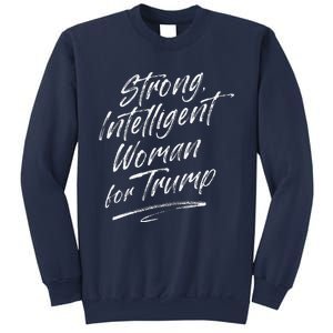 Strong Intelligent Woman Trump 2024 For Women Sweatshirt