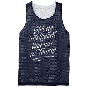 Strong Intelligent Woman Trump 2024 For Women Mesh Reversible Basketball Jersey Tank