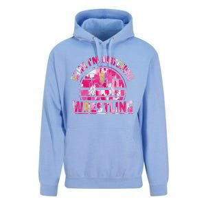 Shhh IM Watching Wrestling Funny Wrestling Lover Match Fan Unisex Surf Hoodie