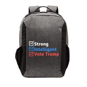 Strong Intelligent Women For Trump Girl Maga Checklist Vector Backpack