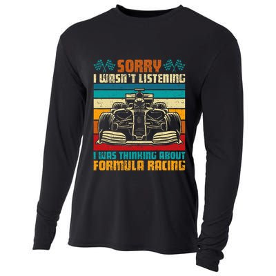 Sorry I WasnT Listening I Was Thinking About Formula Racing Cooling Performance Long Sleeve Crew