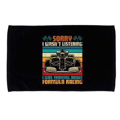 Sorry I WasnT Listening I Was Thinking About Formula Racing Microfiber Hand Towel