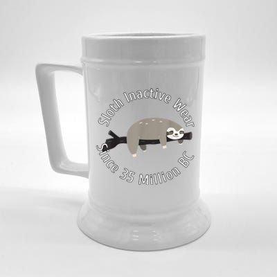 Sloth Inactive Wear Since 35 Million Bc Sleeping Sloth Beer Stein