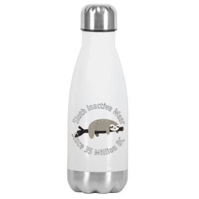 Sloth Inactive Wear Since 35 Million Bc Sleeping Sloth Stainless Steel Insulated Water Bottle