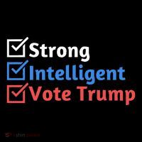 Strong Intelligent Women For Trump Maga Checklist Kids T-Shirt
