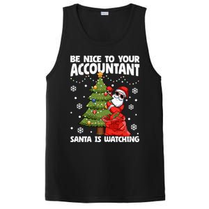 Santa Is Watching Be Nice To Your Accountant Christmas Gift PosiCharge Competitor Tank