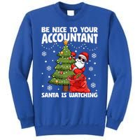 Santa Is Watching Be Nice To Your Accountant Christmas Gift Sweatshirt