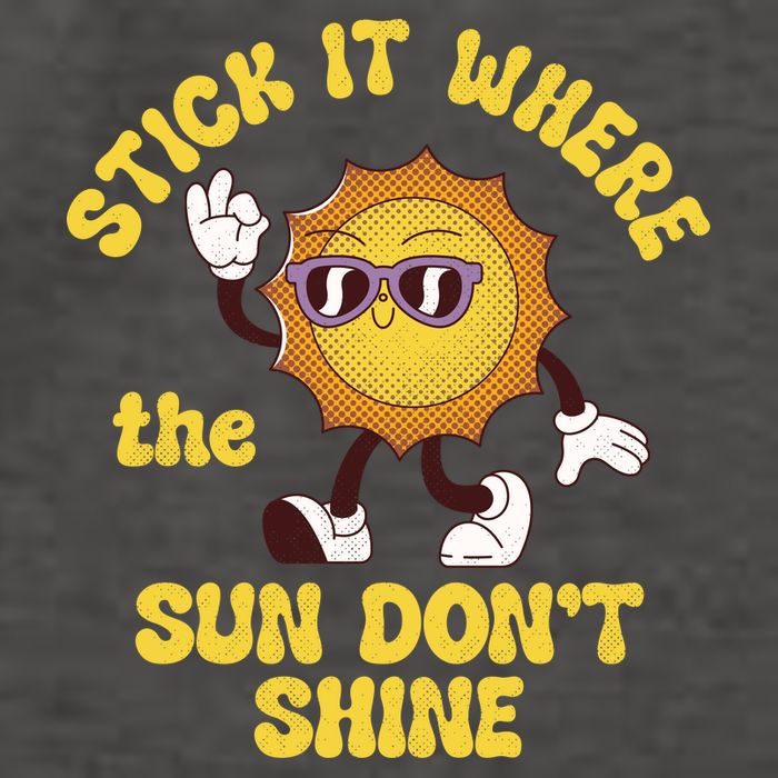 Stick It Where The Sun Dont Shine Vector Backpack