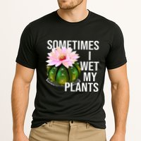 Sometimes I Wet My Plants Funny Gardening Cactus Lover Cooling Performance Crew T-Shirt