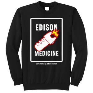 Steve Inman Wearing Edison Medicine Sweatshirt