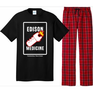 Steve Inman Wearing Edison Medicine Pajama Set